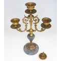 elegant sfesnic Empire, bronz ormolu & marmura. Franta. cca 1830